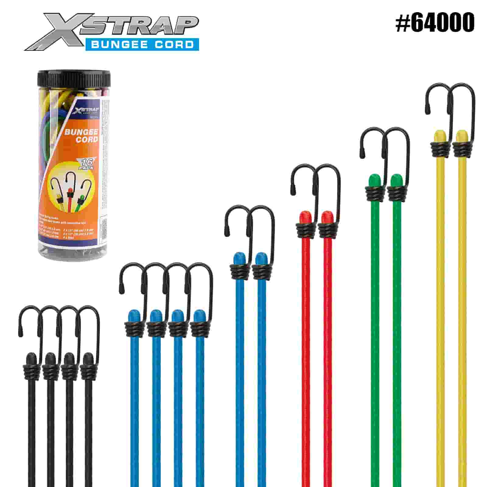 Xstrap 64000 16PK Bungee Kablo Seti 8mm x 12